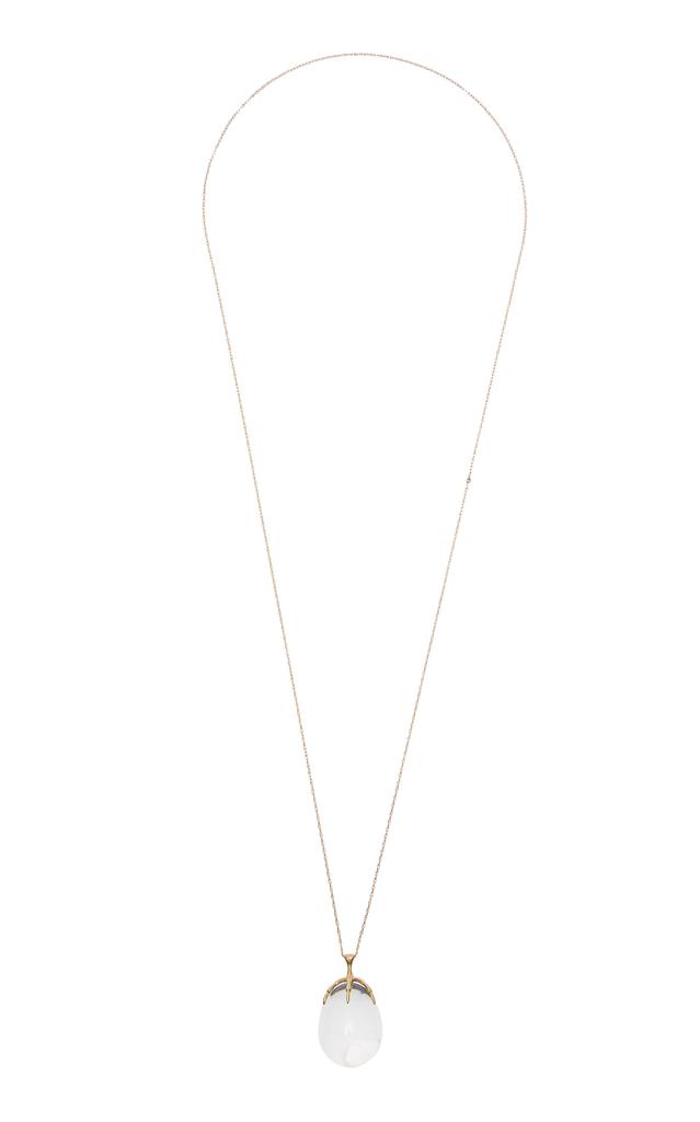 Annette Ferdinandsen Annette Ferdinandsen - Claw With Egg 14K Yellow Gold Quartz Pendant - Gold - OS - Moda Operandi - Gifts For Her
