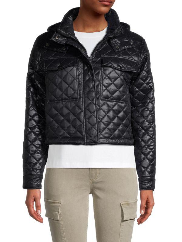 Sam Edelman Quilted Packable Cropped Jacket