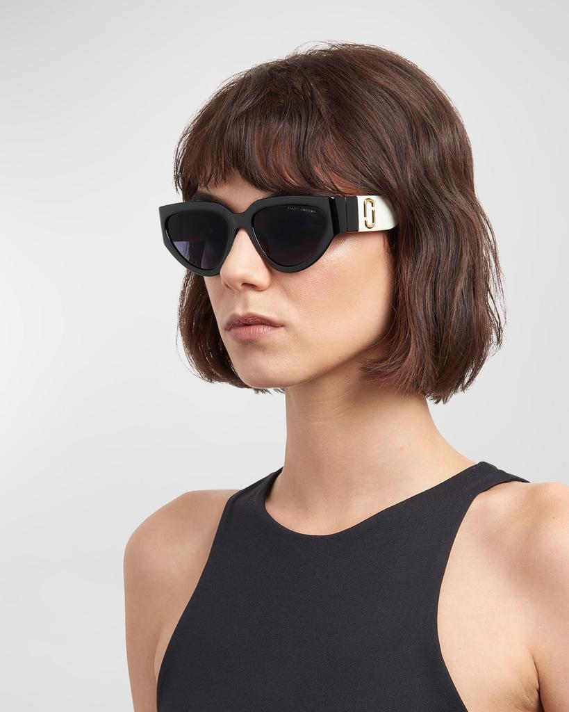 Marc Jacobs キャットアイフレムメカネ MJ1032 HJV Marc Jacobs J Marc Logo Plastic Cat-Eye Sunglasses