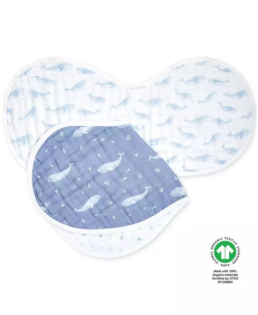 aden + anais Oceanic Burpy Bibs, Pack of 2 3