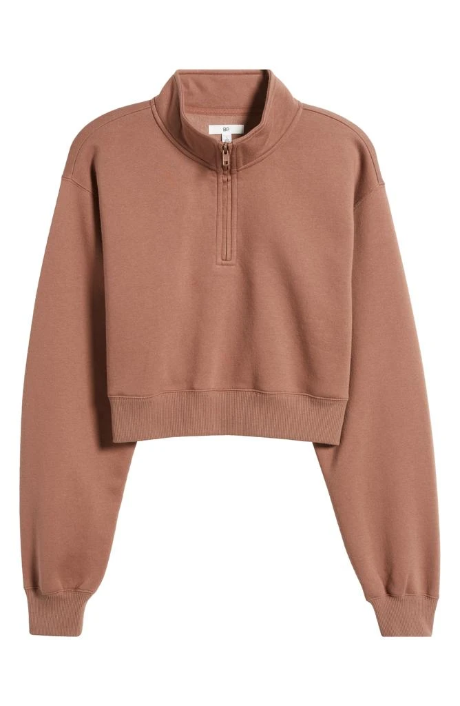 BP. Quarter Zip Fleece Detail Sweatshirt 6
