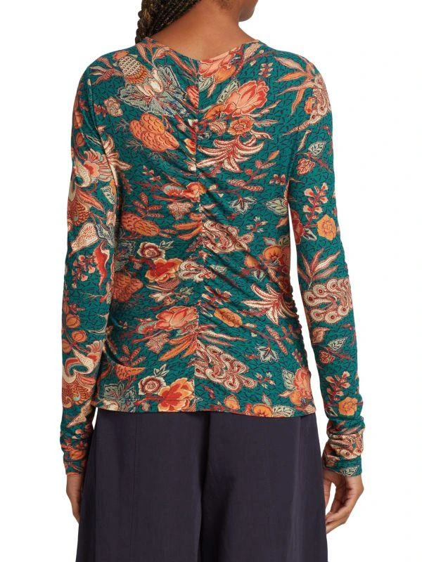 Ulla Johnson Wren Ruched Knit Top 2