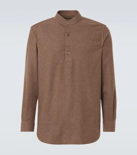 Loro Piana Elia wool and cashmere shirt 1