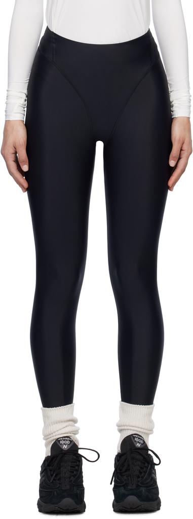 District Vision Black Pocketed Long Sport Leggings