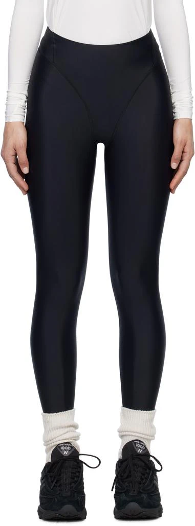 District Vision Black Pocketed Long Sport Leggings 1