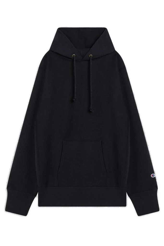 CHAMPION Champion Logo Embroidered Drawstring Hoodie 1