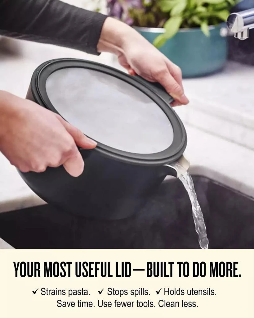 ALVA Neat Nested Nonstick Ceramic Cookware Set 5-Piece - Easy to Clean, Oven Safe and Made without PFAS, PFOA 
PTFE 3