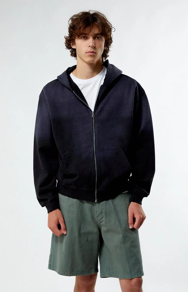 PacSun Heavyweight Spray Full Zip Hoodie 2