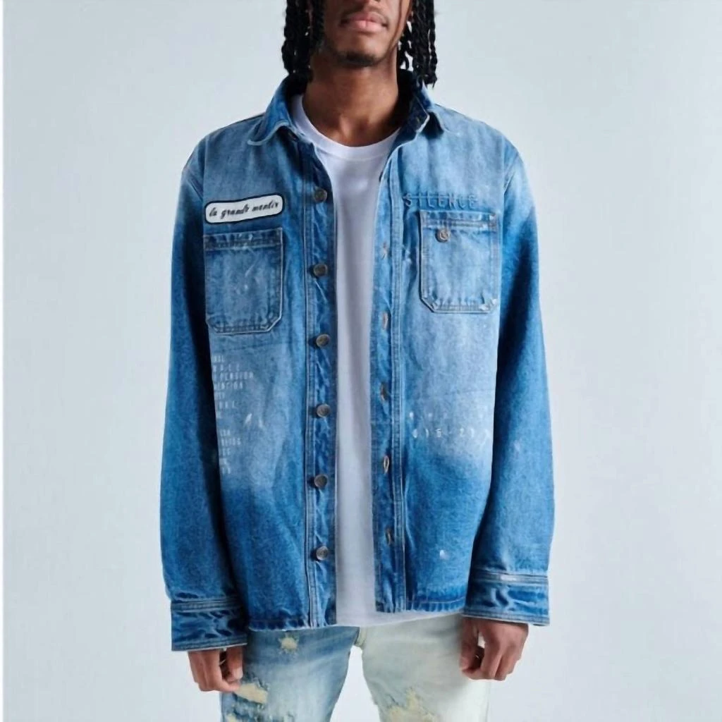 GALA Gala - MEN'S MENTIROSA BUTTON UP DENIM JACKET