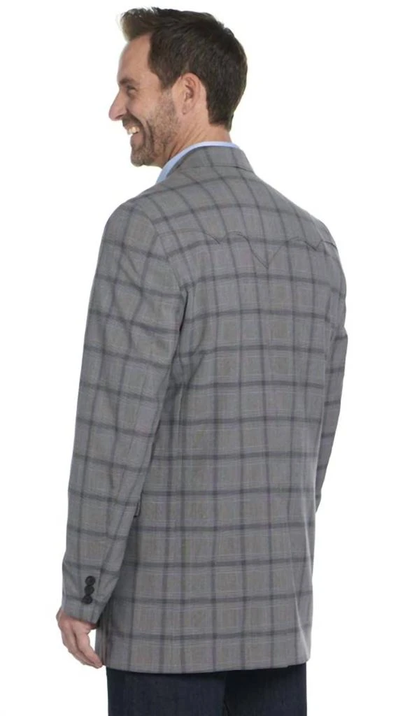 Circle S Circle S - Men
s Navy Plaid Jacket 3