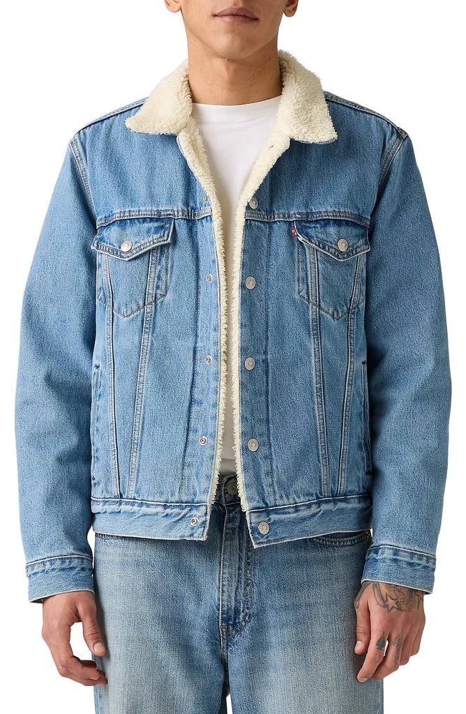 Levi
s Type III Faux Shearling Lined Denim Trucker Jacket