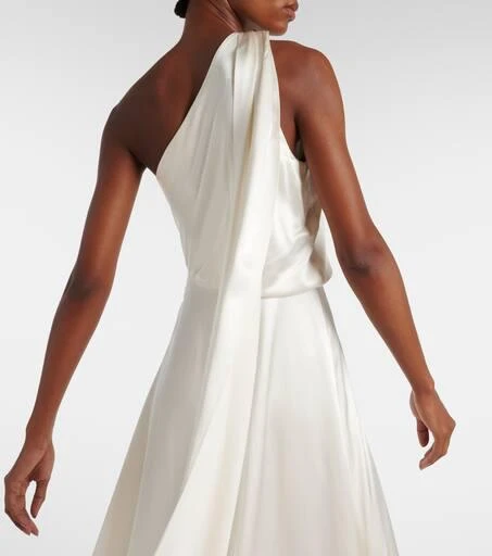 Max Mara Bridal Pamela draped silk satin gown 5