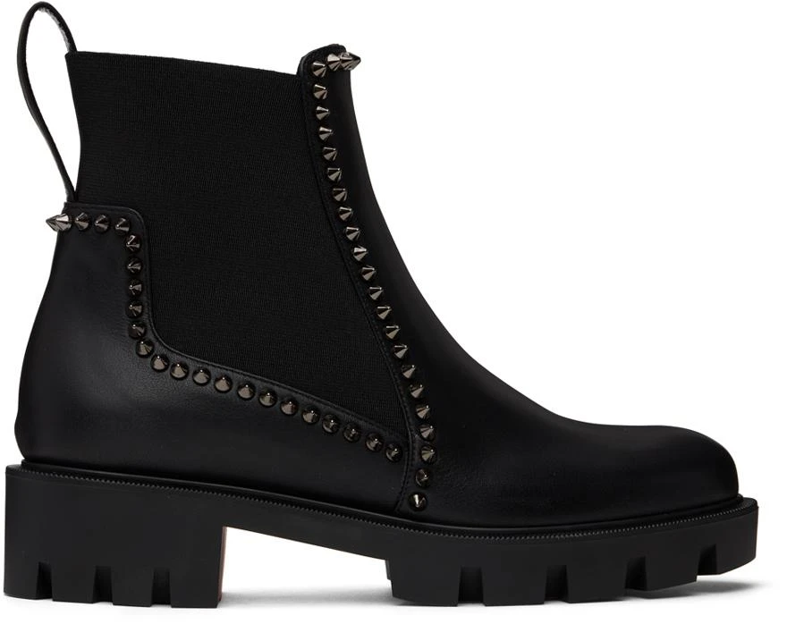 Christian Louboutin Black Out Lina Ankle Boots 1