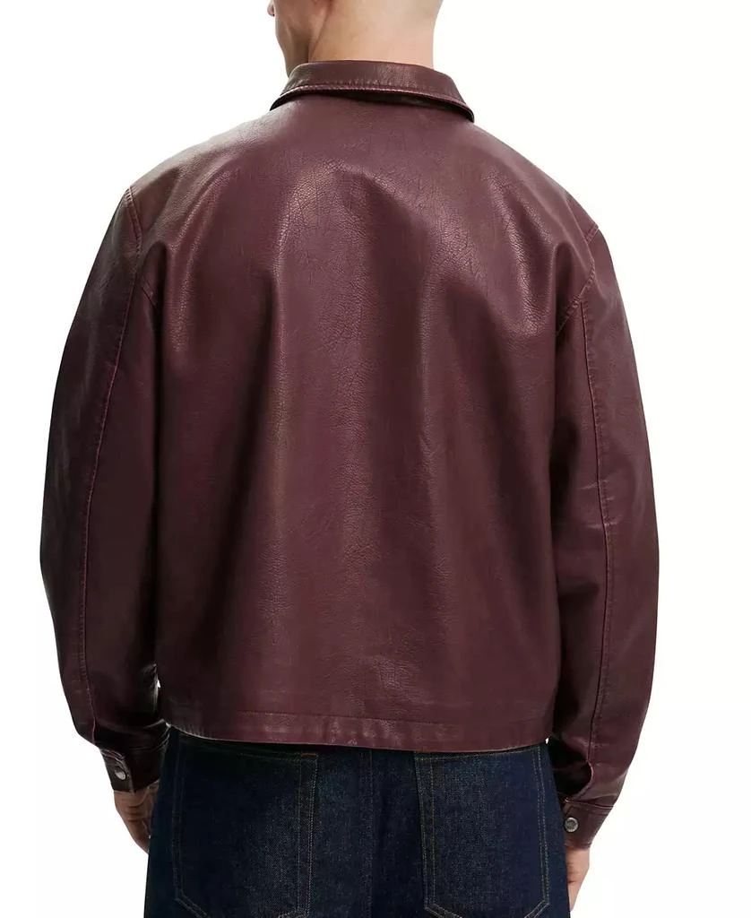 Cotton On Men's Artificial Leather Harrington Jacket 13