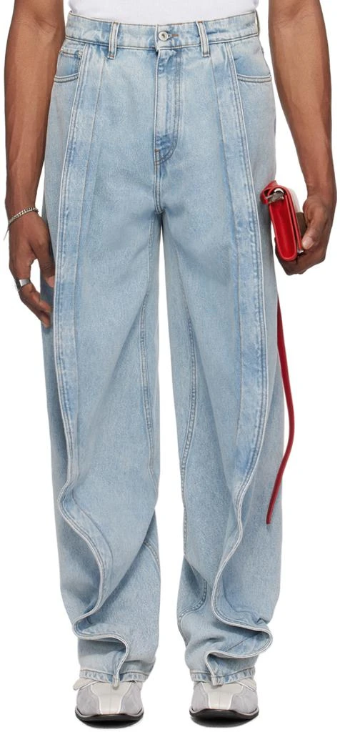 Y/Project Blue Banana Jeans 1