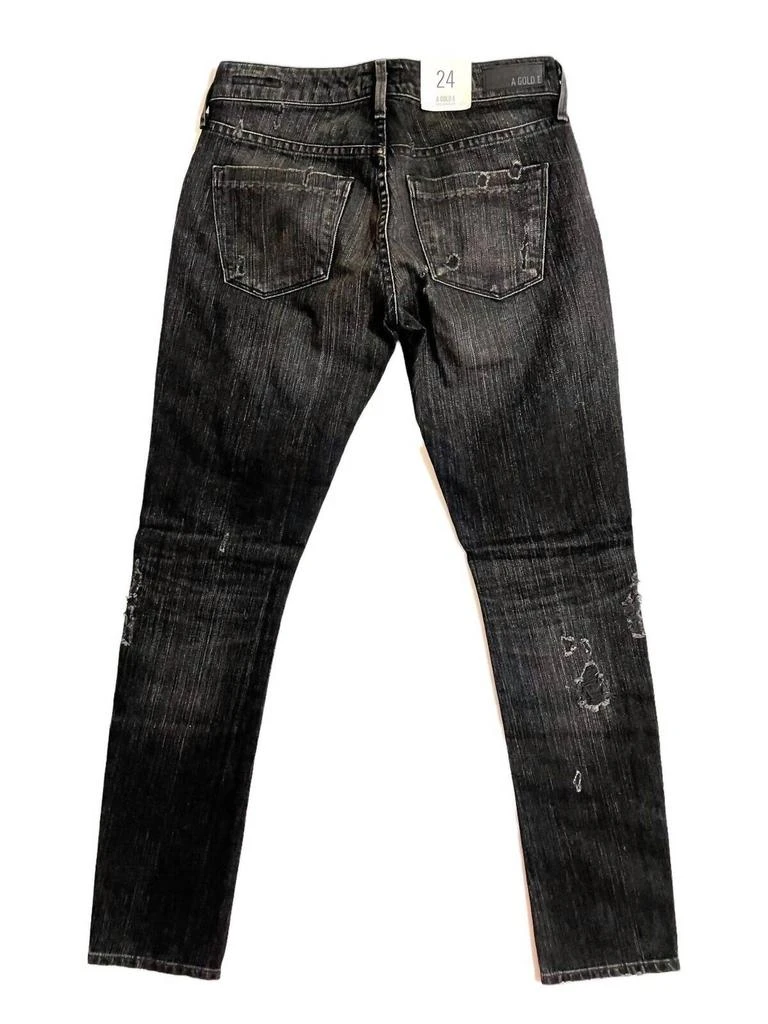 AGOLDE Agolde - Chloe Low Rise Slim Denim Distressed Jean 5