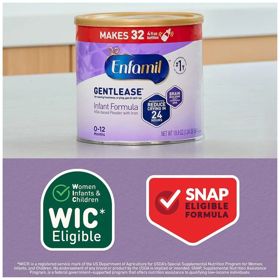 Enfamil Gentlease Infant Formula Powder 0-12M Makes 151 Ounces 6