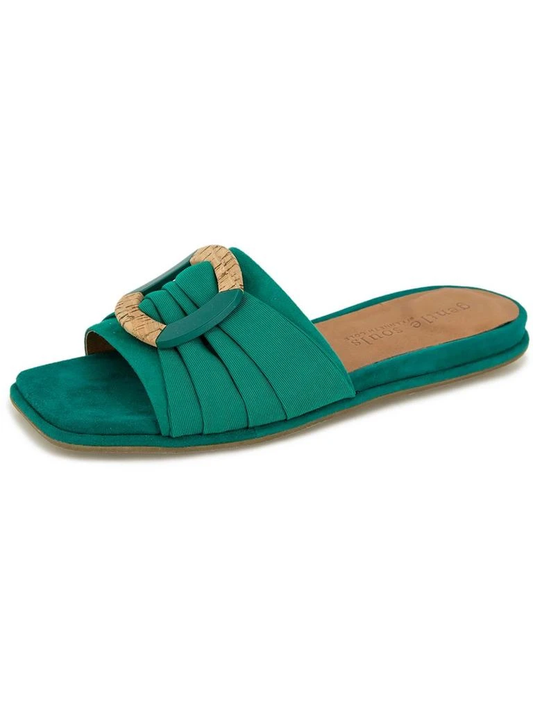 Gentle Souls Rhea Womens Cushioned Footbed Slip On Slide Sandals 5