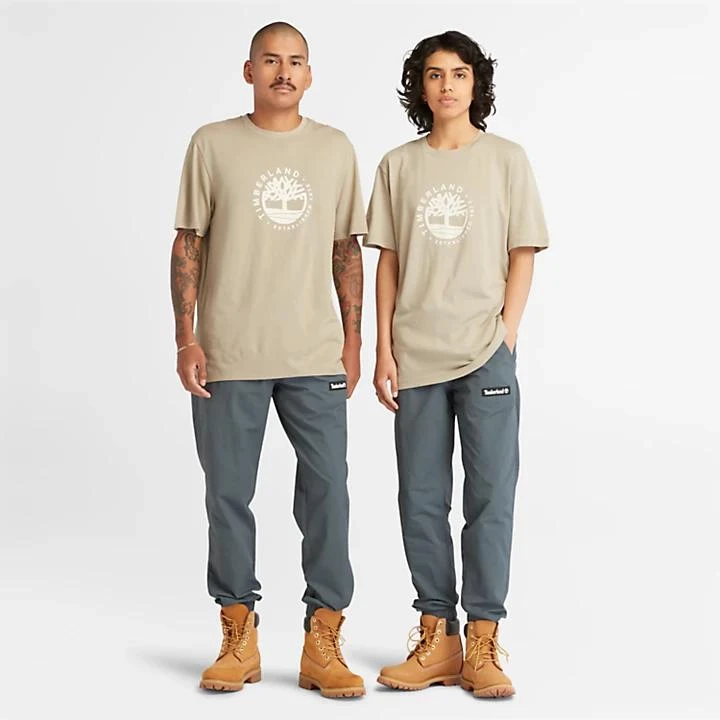 Timberland Refibra™ Logo Graphic Tee for Men in Light Green 2