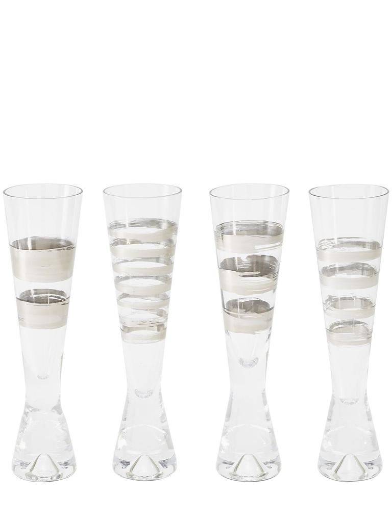 TOM DIXON Thank Champagne Glasses Set Of 4