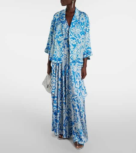Poupette St Barth Clea printed jacket 2