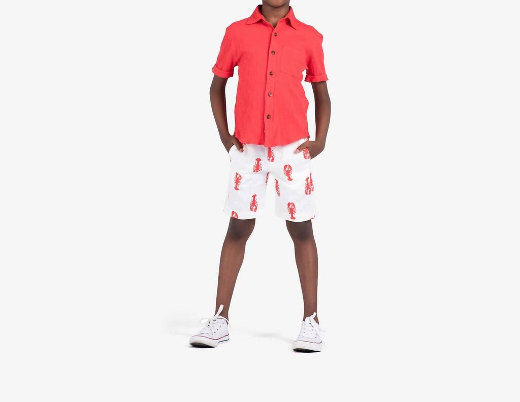 Appaman Beach Shirt In Coral