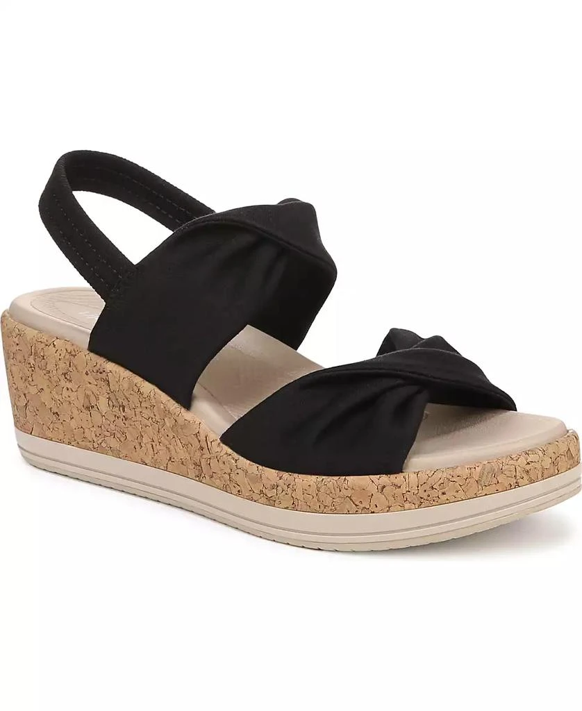 LifeStride Women's Riley Washable Slingback Wedge Sandals 1