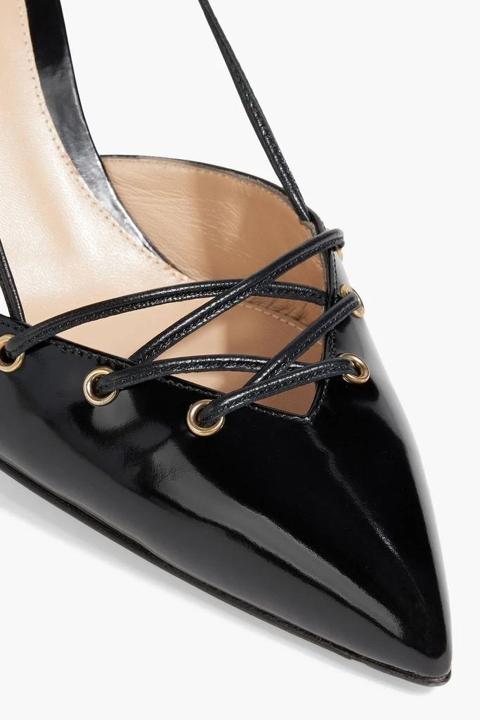 Gianvito Rossi Lace-up leather pumps 4