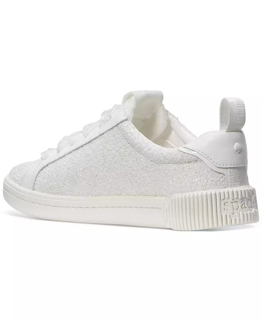(取寄) ケイトスペード レディース K アズ イン ケイト チャンキー グリッター コート スニーカー Kate Spade New York women K As In Kate Chunky Glitter Court Sneaker True White Kate Spade Women's K As In Kate Chunky Glitter Court Sneakers