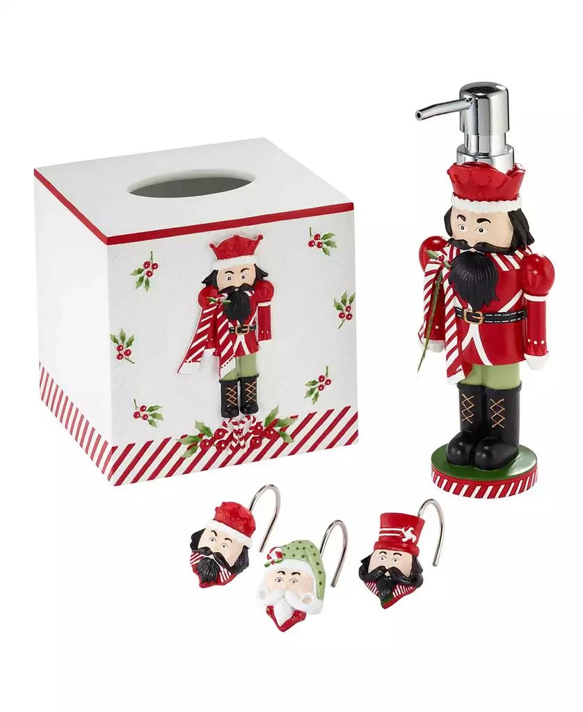 Avanti Peppermint Nutcracker Resin Tissue Cover 2