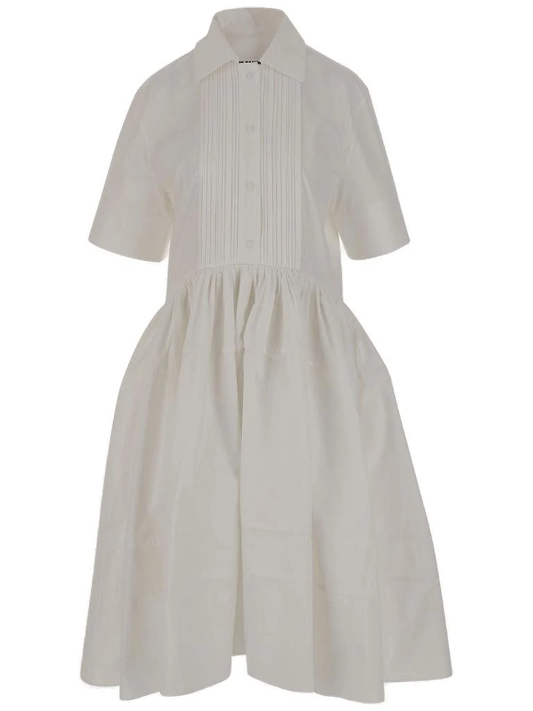 knee length dresses for ladies Jil Sander Midi Dresses Black