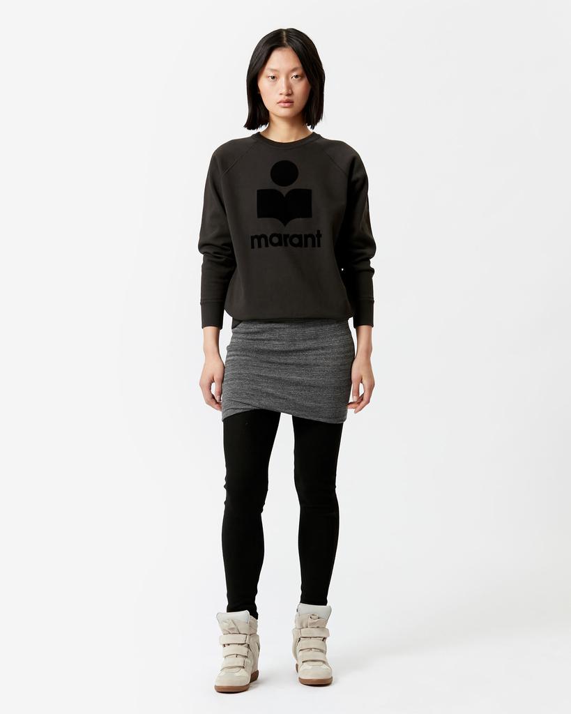 Isabel Marant Étoile MARANT ÉTOILE, MILLY LOGO SWEATSHIRT - Women - Grey - 36