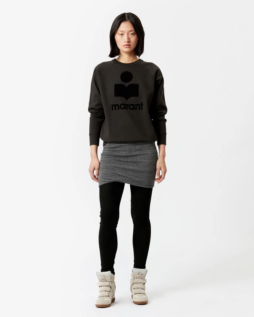 Isabel Marant Étoile MARANT ÉTOILE, MILLY LOGO SWEATSHIRT - Women - Grey - 36 1