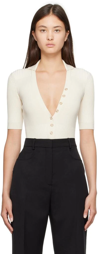 Jacquemus Off-White Le Chouchou 'Le Body Yauco' Bodysuit 1