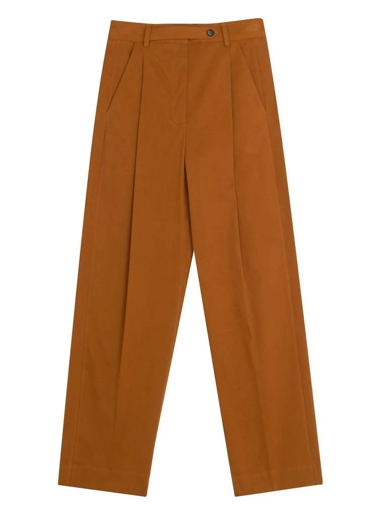 Tela Women's Pantalone Bottone Gab In Senape 1