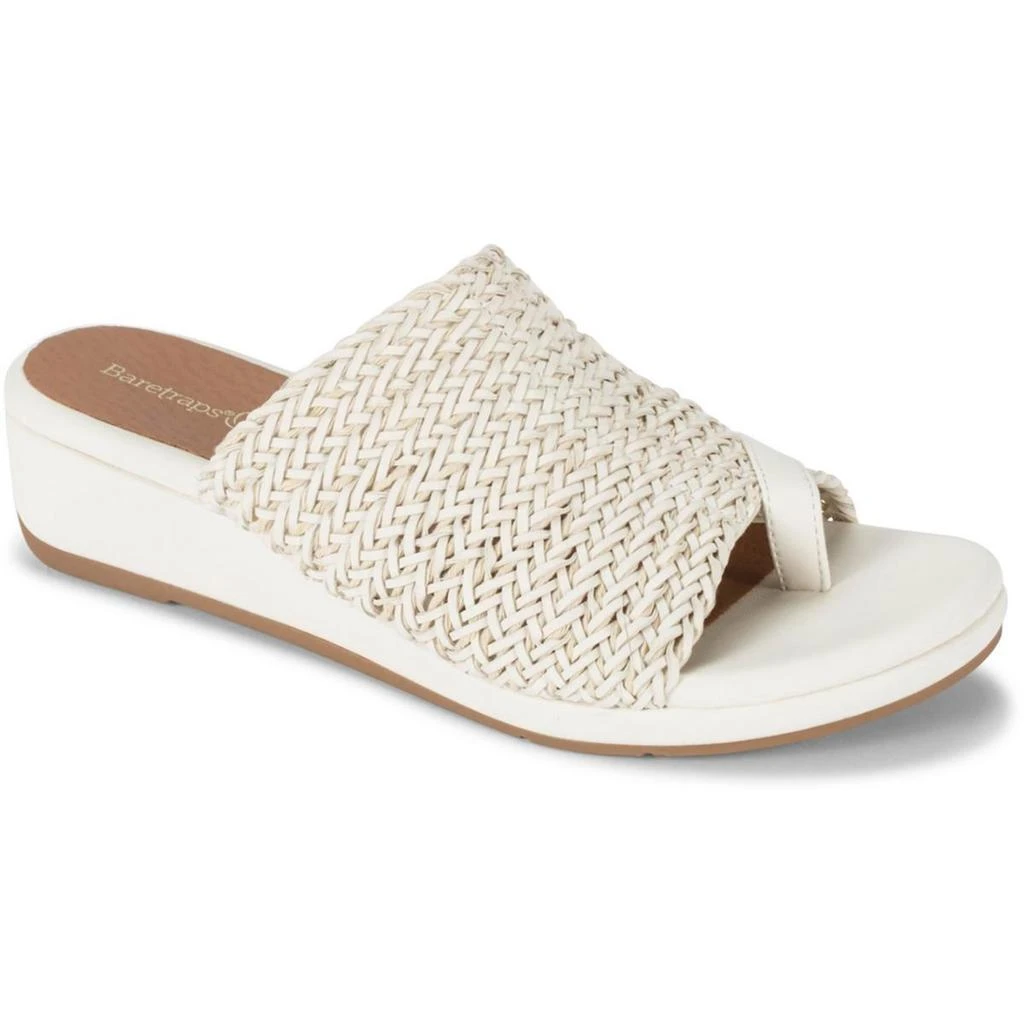 Baretraps Abey Womens Woven Slip On Wedge Sandals 4