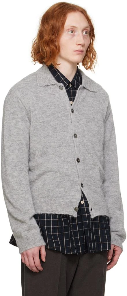 OUR LEGACY Gray Evening Cardigan IT-48-S - Knitwear - BeyondStyle