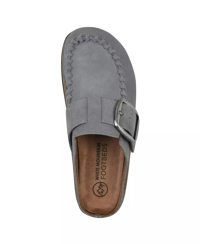 White Mountain Women's Bayberry Round Toe Mules 4