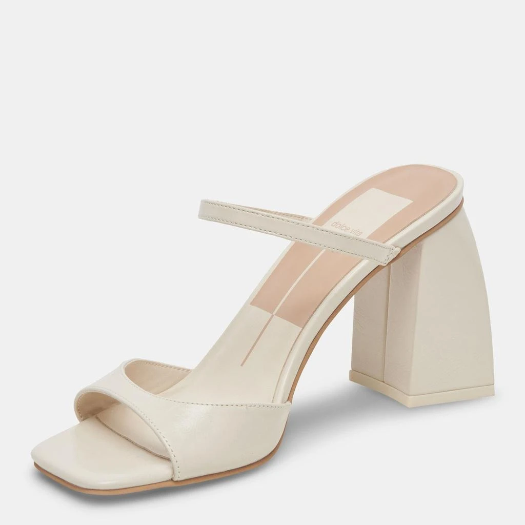 Dolce Vita JEMMY HEELS IVORY CRINKLE PATENT 5