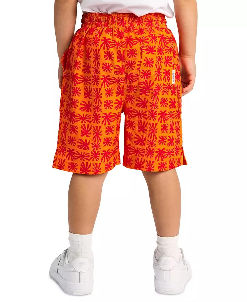 Sovereign Code Big Boys Printed Seersucker Elastic-Waistband Shorts