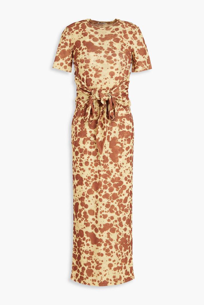 Nanushka Printed jersey midi dress
