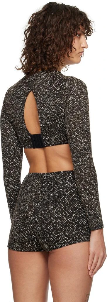 Beaufille Black & Gold Ariel Blouse 3