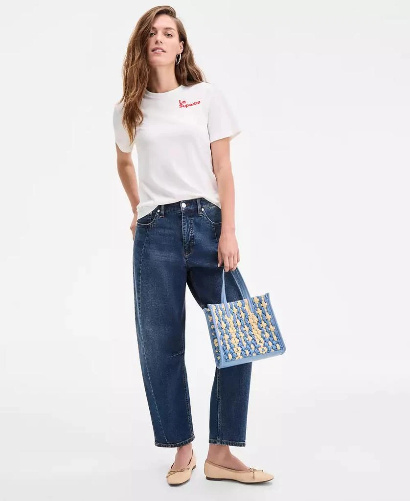On 34th Women's Superbe Embellished Crewneck Tee, Exclusively at Macy's 2