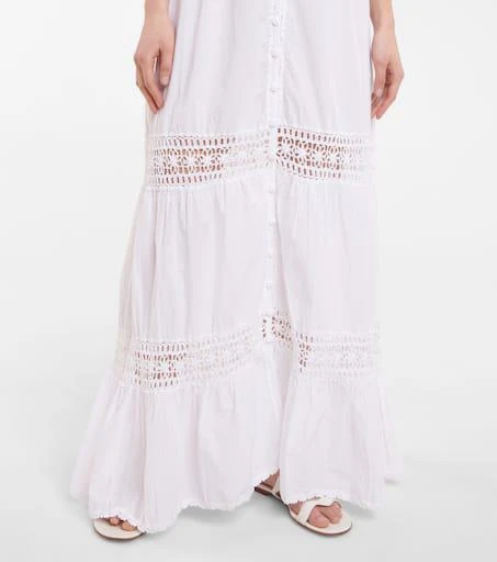 ANNA KOSTUROVA Abigail crochet-paneled maxi dress 5