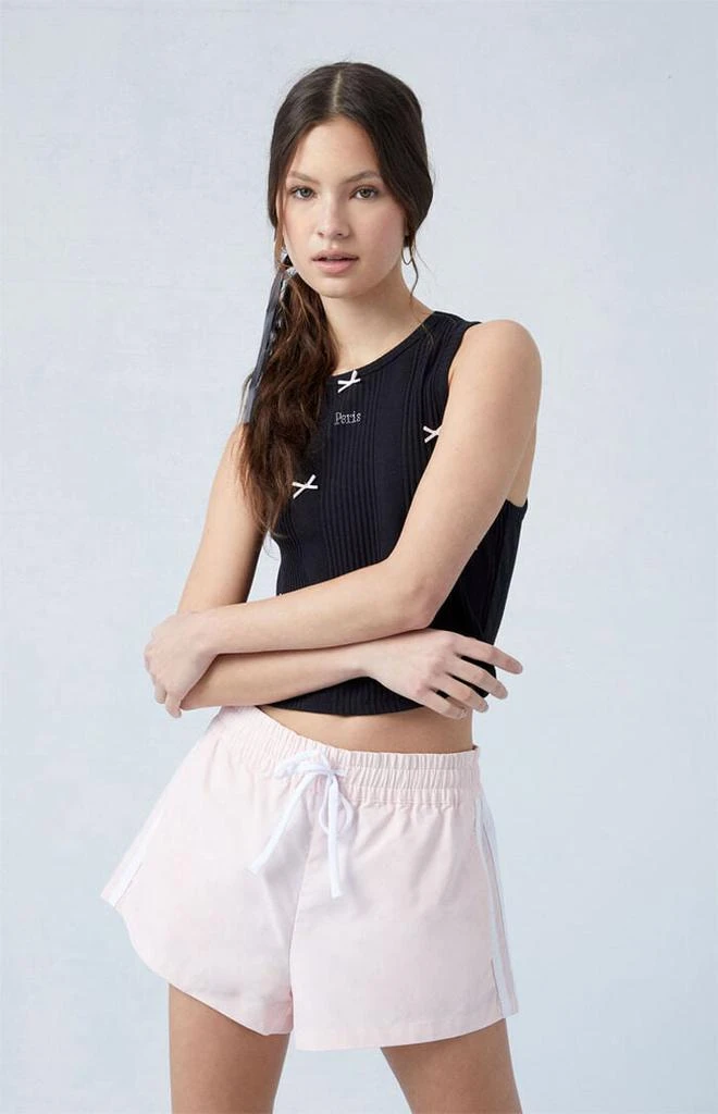PacSun Pink Track Shorts 1