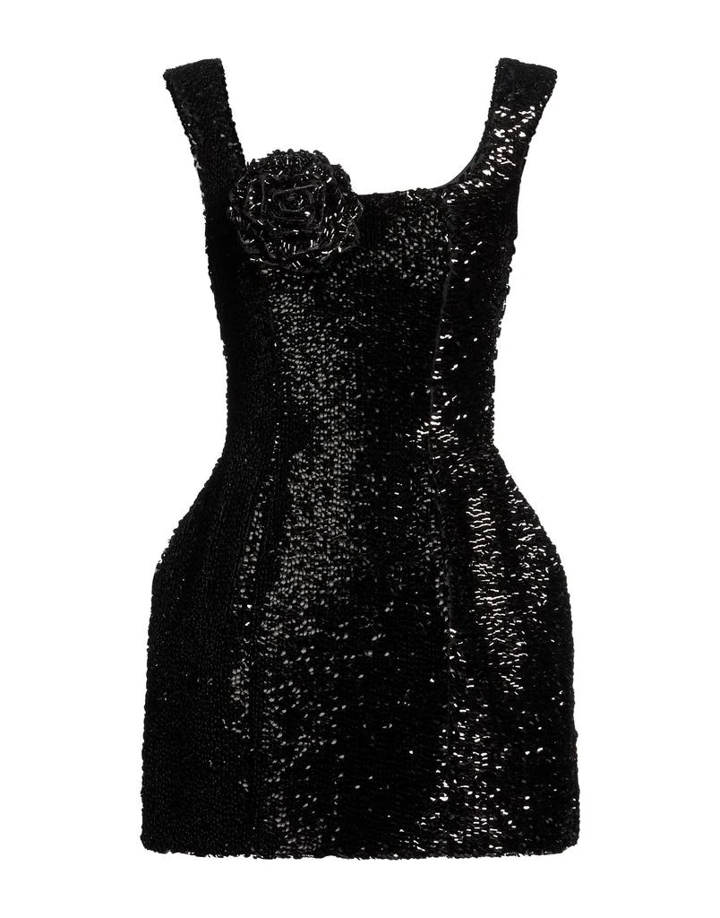 pink lace applique dress ASHLEYlauren 4852 – Strapless Lace Appliqué Semi-Sheer Mini Dress