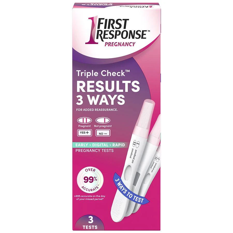 First Response Triple Check Pregnancy Test 1