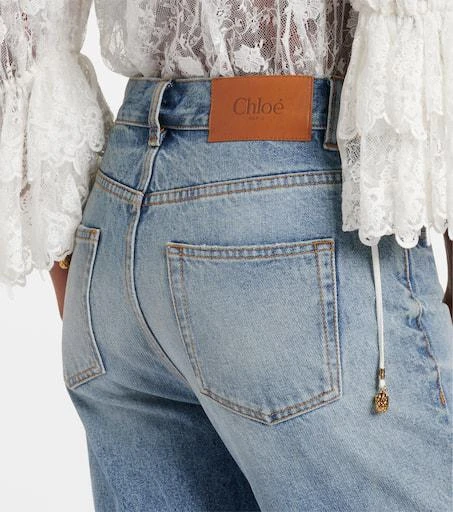 Chloé Patchwork flared jeans 5