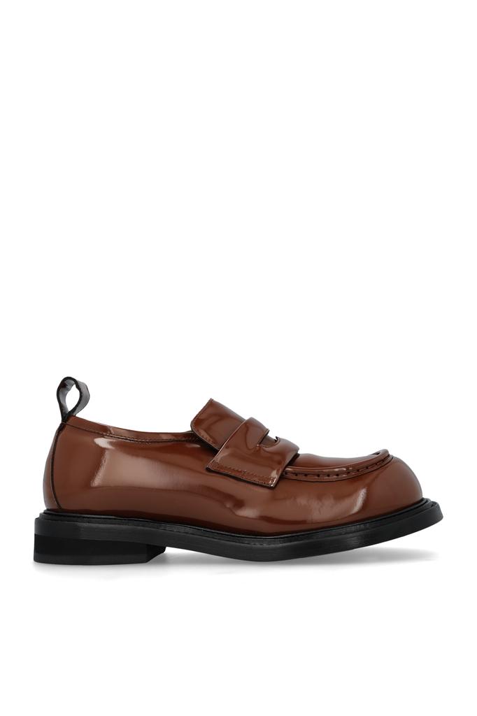 Moschino Polished Calfskin Loafers - Shoes - Compare Prices