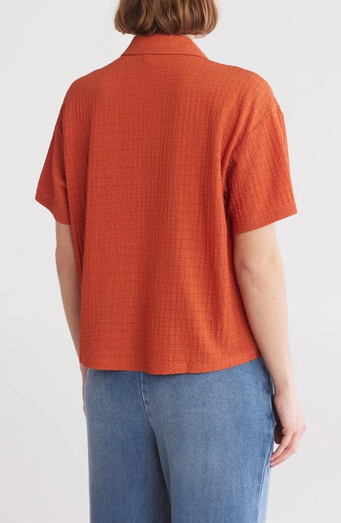 DR2 by Daniel Rainn Short Sleeve Knit Button-Up Shirt 2